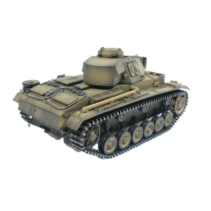 Metal edition: 360° 2.4 GHz PANZER III "L" AIRBRUSH +  recoil unit + metal hull / turret + HQ metal tracks/wheels