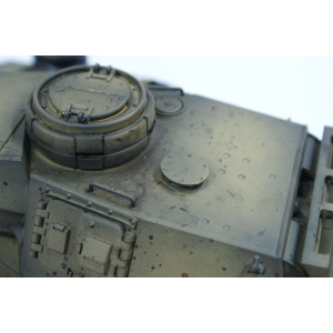 Metal edition: 360° 2.4 GHz PANZER III "L" AIRBRUSH +  recoil unit + metal hull / turret + HQ metal tracks/wheels