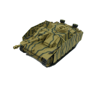 Taigen StuG III mit Schürzen, Version Tarn in der Metall-Edition 1:16 mit BB-Einheit und V3 Platine