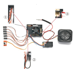 NOUVEAUTÉ: Taigen V3 kit complet 2.4 GHz pour chars+ nouvelle platine/nouveau sons+ fonction anti-recul du char!