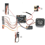 Taigen V3  2.4 GHz-Set mit Fernbedienung + Fahrtenregler mit Soundmodul + Lautsprecher + Antiruckel-Modul