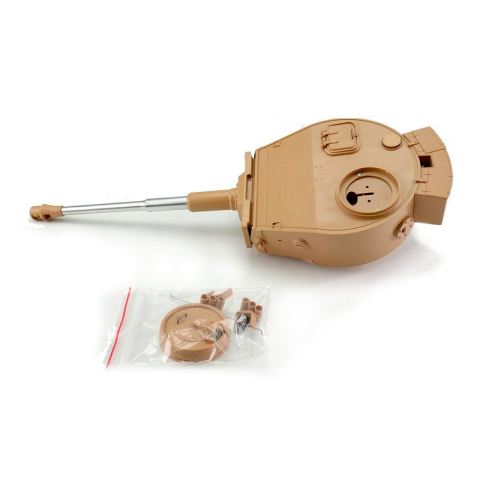 Tiger I plastic turret early version BB shoot and servo