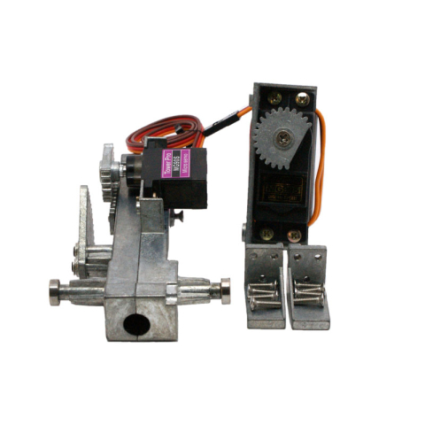 Servo recoil unit and gun elevation unit in metal with servos, 79,95