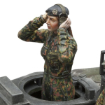 SOL - 1/16 Dt. Bundeswehr weiblicher Panzerkommandant