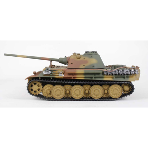 Taigen V3 - 1:16 Panther F + 360° Metallturm und Wanne+ Metall Edition + Taigen Rohrrückzug + 4.1 Stahlgetriebe