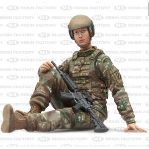 SOL - 1/16 U.S.Army female tank gunner