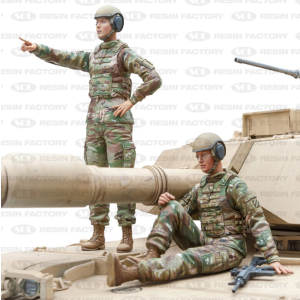 SOL - 1/16 U.S. Army weibliche Panzerbesatzung, 2 Figuren