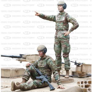 SOL - 1/16 U.S. Army équipage de char féminine, 2 figures