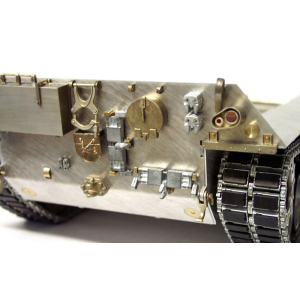 Tamiya Leopard 1A4 - Unterwanne aus Aluminium in 1:16