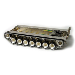 Tamiya Leopard 1A4 - Unterwanne aus Aluminium in 1:16