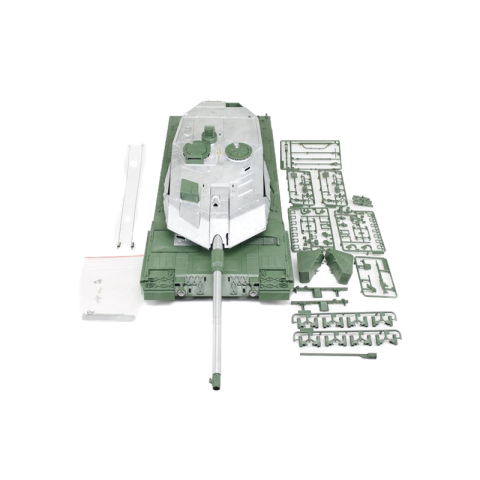 Leopard 2A6 - chassis supérieur avec tourelle en métal, unitée de tir BB, canon en métal et system 360° de tourelle