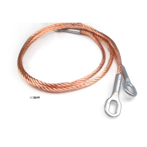 Leopard 2A6 - cooper towing cables with end fittings, 2 pieces each 30 cm