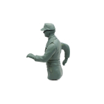 Figure in 1/16 - German Tank Commander, made of plastic by Heng Long