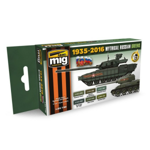 Painting kit Mythical Russian green colors 1935-2016,...