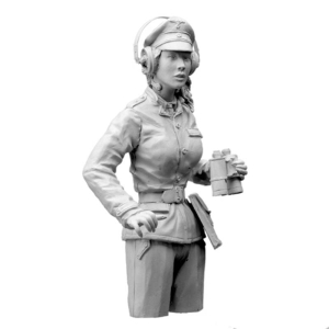 SOL - 1/16 PzKpfw IV  figurine féminine allemande commandant de char, kit