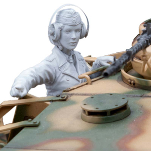 SOL - 1/16 PzKpfw IV figurine allemande féminine artilleur de réservoirr de char