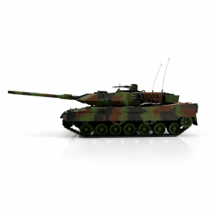 Metal edition V3 LEOPARD 2A6 Recoil unit + IR 1:16 - 2.4 GHz with full metal lower hull and turret + 4.1 steel gearboxes + metal tracks + metal sprocket/Idler wheels + metal road wheels