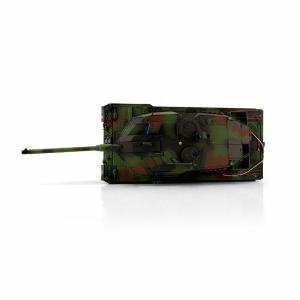 Metalledition V3 LEOPARD 2A6 BB 1:16 - 2.4 GHz mit Metallwanne/Turm + Metallketten + Antriebs-/Leiträder aus Metall + Metalllaufrollen + Stahlgetriebe