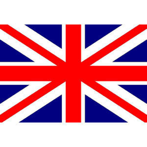 Großbritannien UK, kleine Fahne für 1/16 Panzer