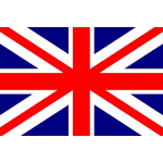 United Kingdom, small flag for tanks 1/16