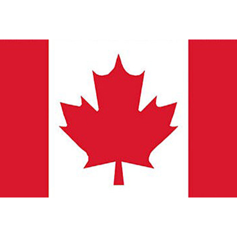 Canada, petit drapeau pour char 1/16 