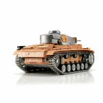 Metal edition: 360° 2.4 GHz V3 (new board) PANZER III "L"+  recoil unit + metal hull / turret + HQ metal tracks/wheels