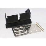 Leopard 1 - Front apron, made of rubber with etch kit, HQ kit in 1:16