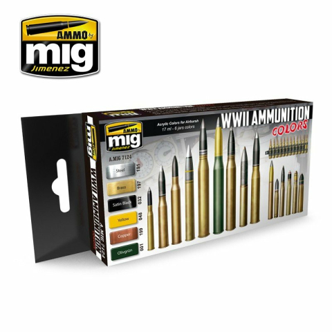 Farbenset Munition, Inhalt 102 ml
