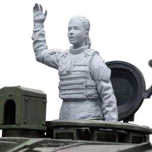 SOL - 1/16 Armee Britannique Figurine féminine...