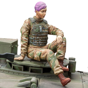 SOL - 1/16 Armee Britannique Figurine féminine...