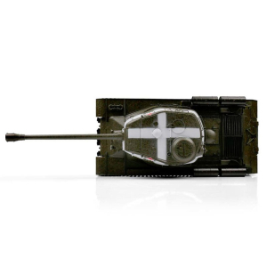 Taigen IS-2, version vert, edition métal 1:16 avec unité de tir BB, V3 platine et caisse de transport en bois 