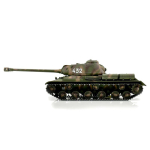 IS-2 (JS2) Edition metal BB- V3 - 2.4 GHz + transmission 4.1 acier + chenilles métal + gallets / roues de traction métal + roues de roullement/bras de suspenssion métal + caisse en bois