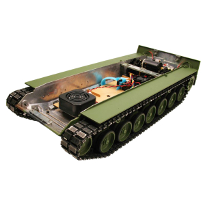 Leopard 2A6  lackierte Vollmetall-Unterwanne + lackierte...