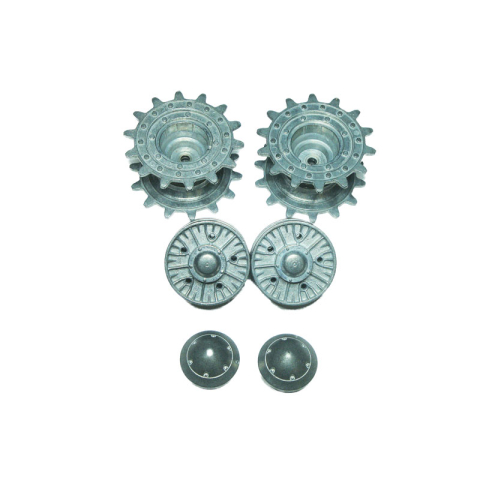 IS-2  - metal sprocket and Idler wheels with ball bearings