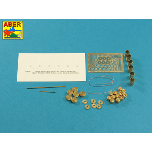 ABER - smoke launchers for german tanks, set made of brass, HQ