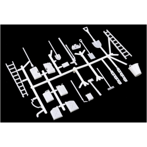 Accessories for vehicles or tanks in 1/16