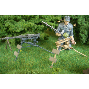 Metal MG 34/42 Lafette 42 tripod, 7 pcs in 1/16, unpainted