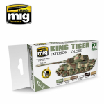 Painting kit King Tiger Takom edition, content 102 ml