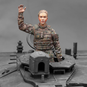 SOL - 1/16 UK Panzerbesatzung, 3 Figuren