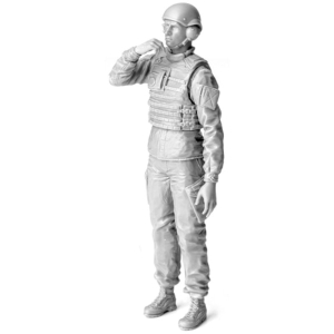 SOL - 1/16 UK Panzerbesatzung, 3 Figuren