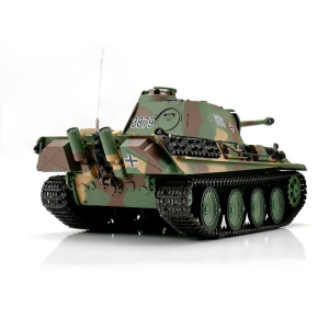 Heng Long Panther G, Version Sommertarn in 1:16 mit BB-Einheit und IR System, Ketten und Getriebe aus Metall, V6.0-Platine 