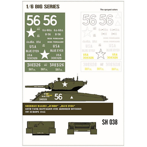 Sherman M4A3E2 "Jumbo" "Blue Eyes"...