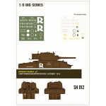 Sherman Grizzly "R" paint mask in 1/6 
