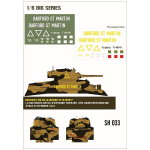 Sherman MK III "Barford St. Martin" Lackierschablone in 1/6