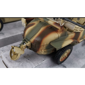 VW Schwimmwagen T166 camouflage, RC en 1/16