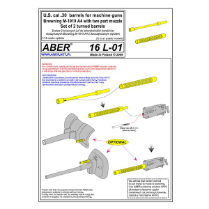 ABER - Browning M-1919 Turned barrel