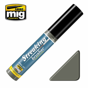 Streakingbrusher - cold dirty grey 