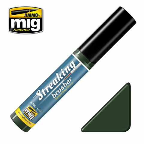 Streakingbrusher - green-grey grime