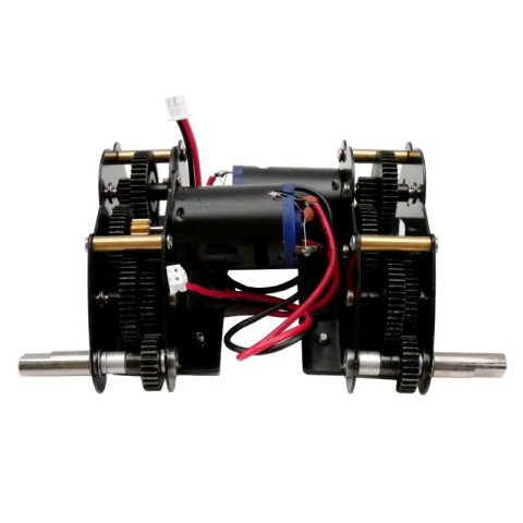 Tiger I - 3.1 PRO flach Stahlgetriebe mit 380er/18.000 U/min Motoren, kurze Achsen