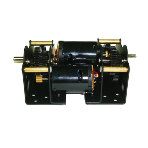 Tiger I - 3.1 PRO flach Stahlgetriebe mit 380er/18.000 U/min Motoren, kurze Achsen